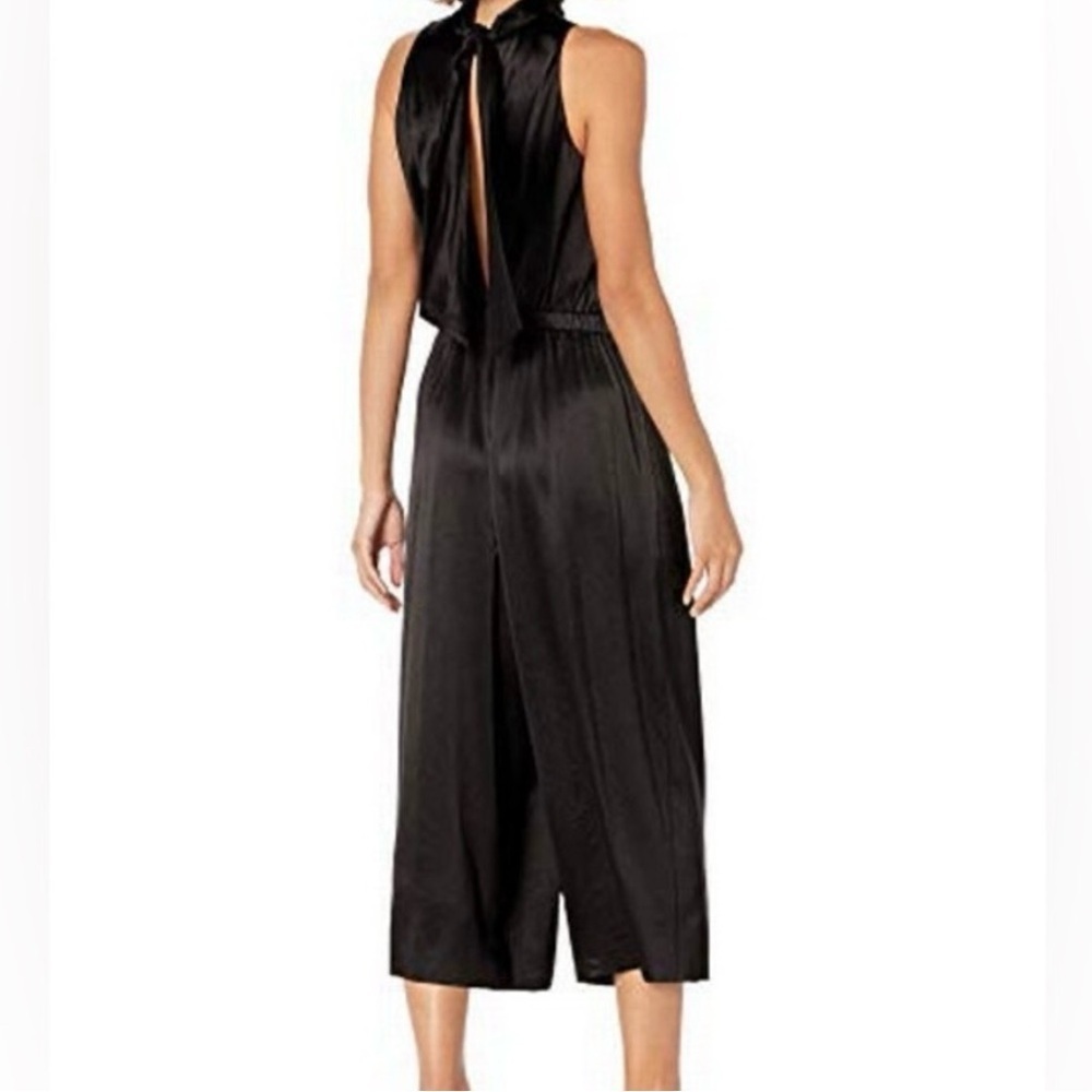Vince Black Turtleneck Wide Leg Jumpsuit - Picture 2 of 11